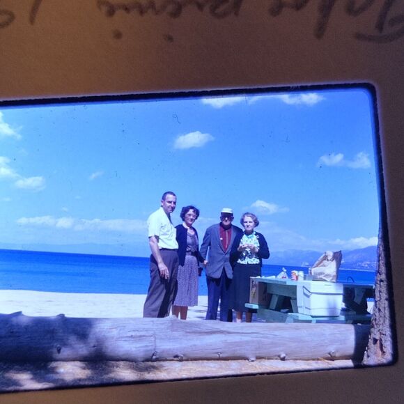 Original Red Kodachrome Slide 1961-1964 Family, Kids Lake Tahoe Lot Of 16 - Picture 9 of 10